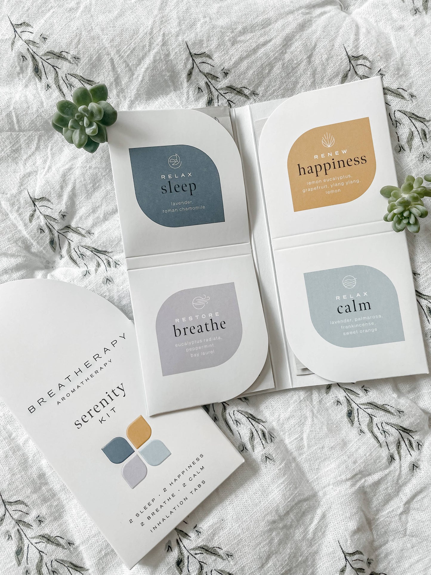 Breatherapy - SERENITY Sampler Kit Aromatherapy Inhaler Patches