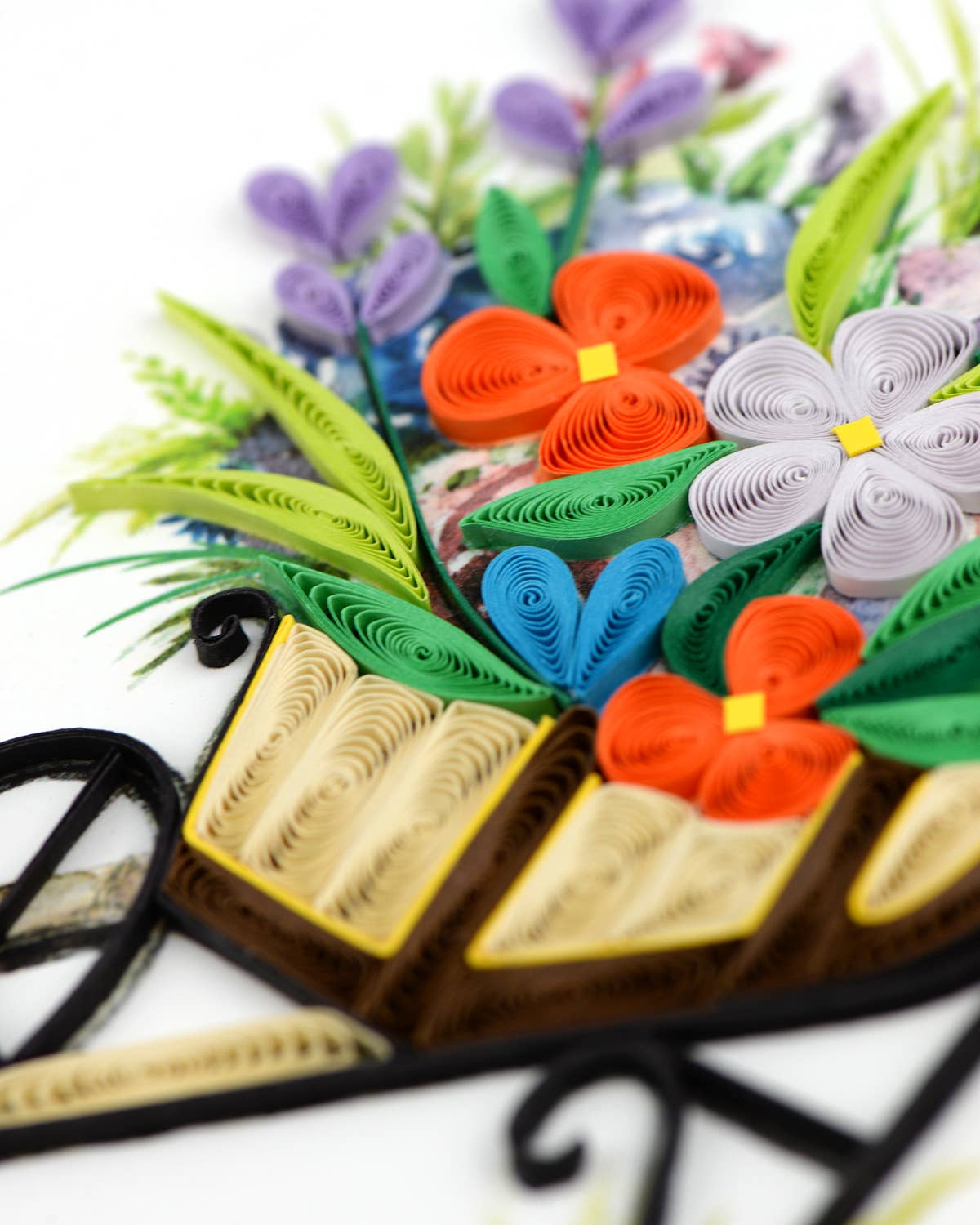 Quilling Card - Wheelbarrow