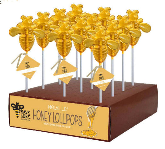 "Save the Bee" Honey Lollipops
