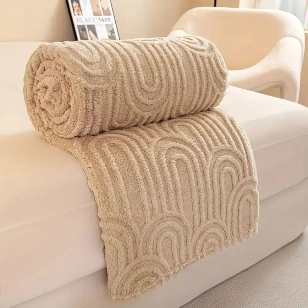 FLUFFERY - Cozy Home Taffeta Fleece Blanket 130x150cm Single Layer