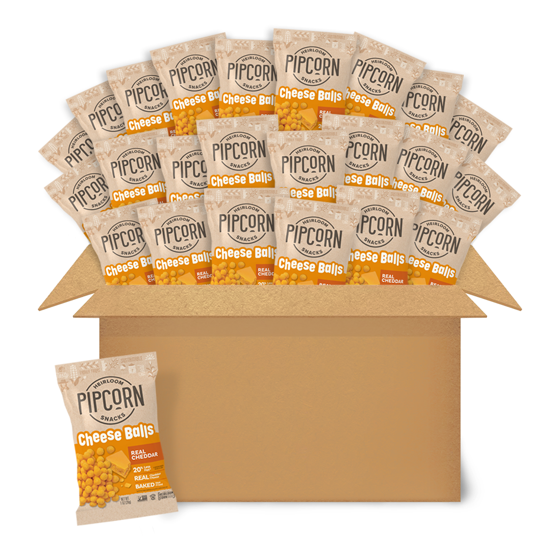 Cheddar Cheese Balls, 1oz Single-Serve