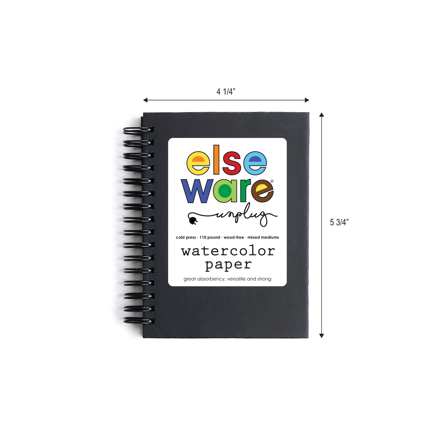 Watercolor Paper Pad - Small - 5.8x4.3in - 110lb Cotton  Rag