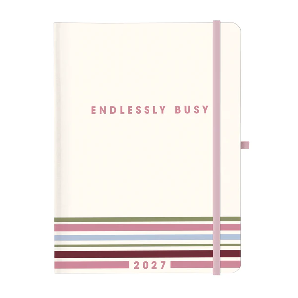 Busy 18-Month Hardbound Planner