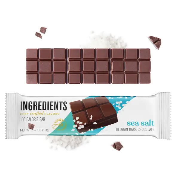 100 Calorie Bar, 54% Belgian Dark Chocolate & Sea Salt