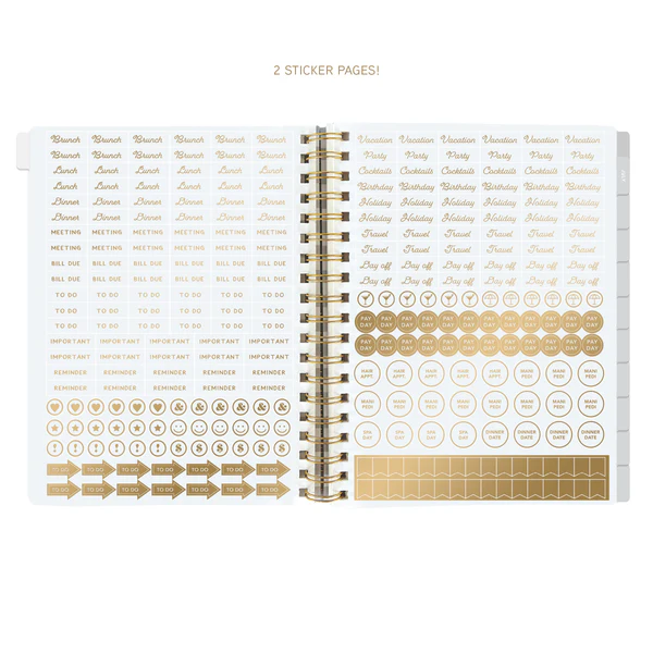 Stripes 18-Month Hardbound Planner