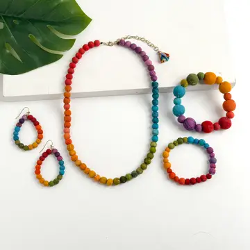Kantha Prism Necklace