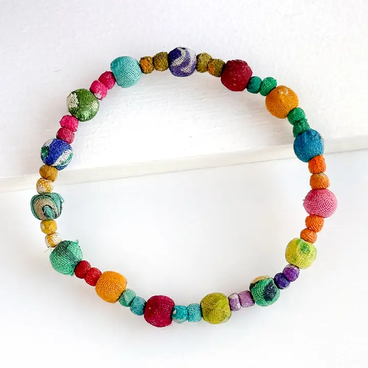 Kantha Duet Bracelet