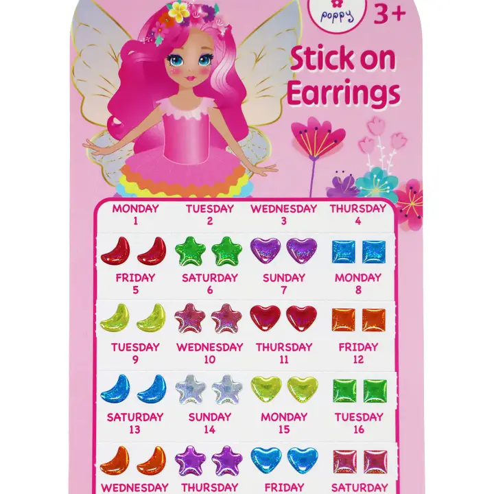 30 Pairs Fairy Magic Stick On Earrings