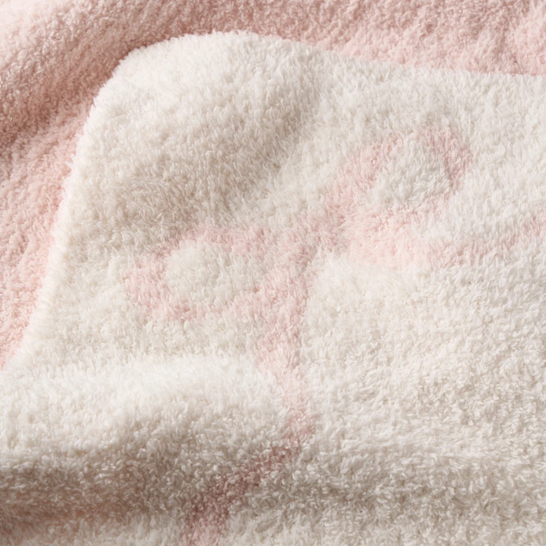 Pink Bows Chenille Knit Blanket 30"x40"