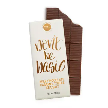 Don’t Be Basic / Milk Chocolate Caramel Toffee Pretzel