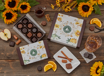 Fall Harvest Chocolates - 9 pc