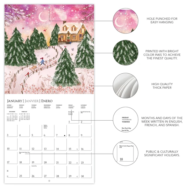 Joyful Landscapes Wall Calendar