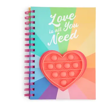 Spiral Push Pop - Love Is All You Need - Notebook