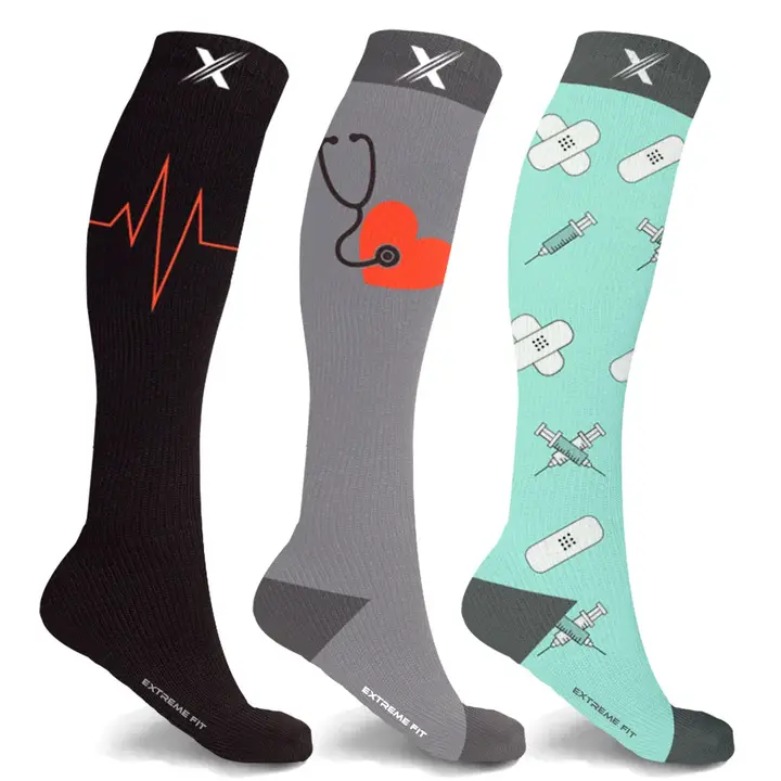 Thera Rx Compression Socks - Small/Medium (1 Pair- Assorted Designs)