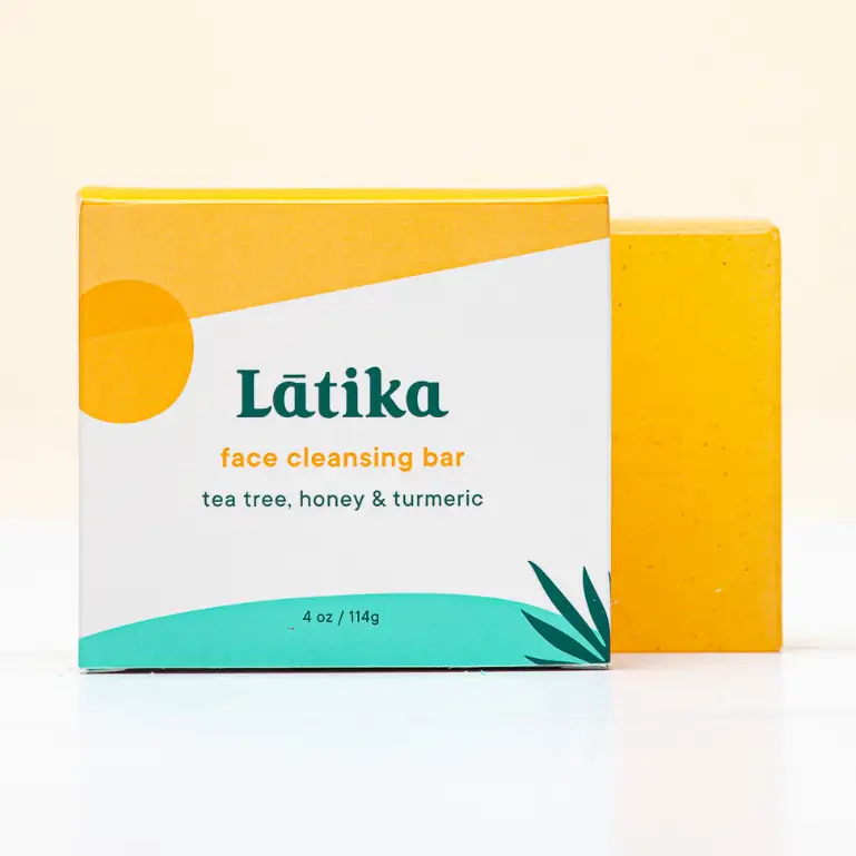 Face Cleanser, Tea Tree, Honey, Turmeric-skincare soap