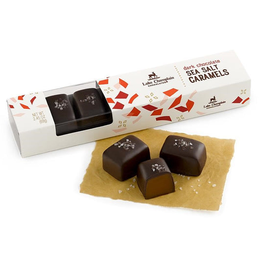 5pc Dark Sea Salt Caramels