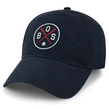 BOS Baseball Emblem Dad Hat | Navy