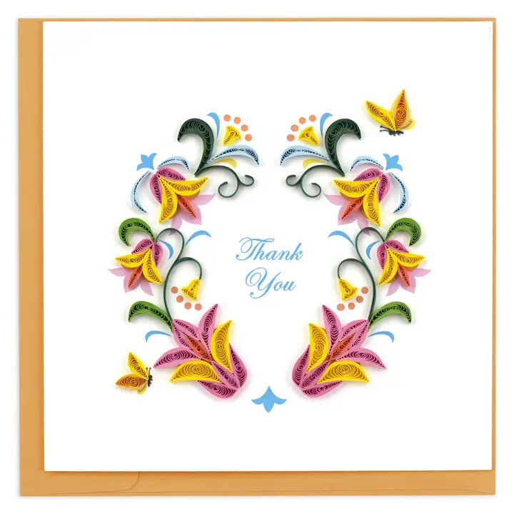 Thank You Flower Wreath