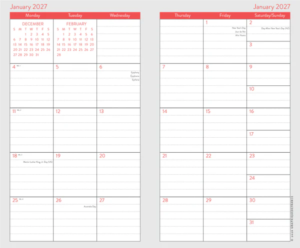 Florentine 2-Year Pocket Planner