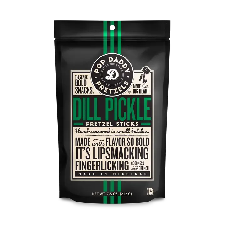 Seasoned Pretzels - 7.5oz - Dill Pickle