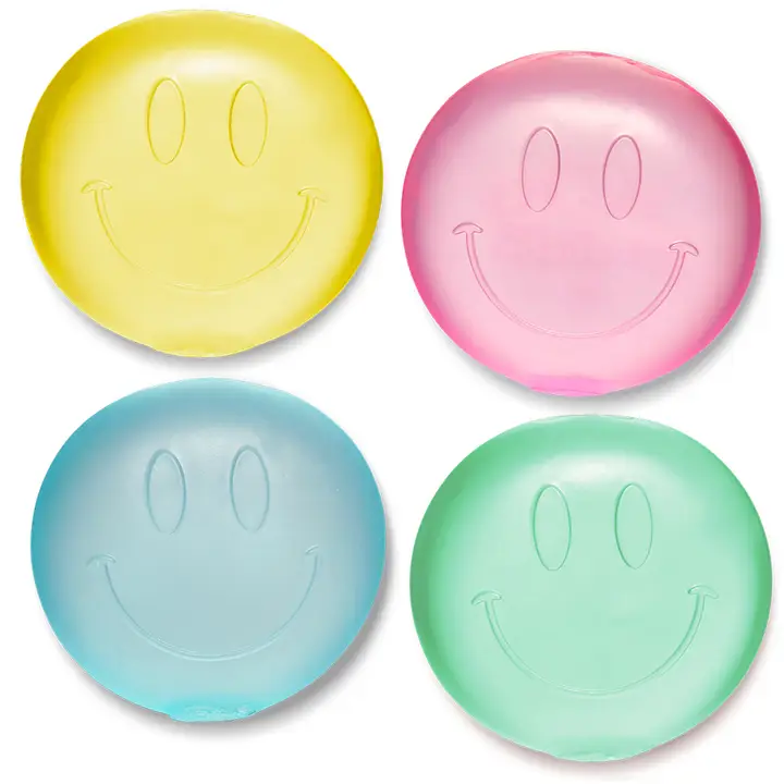 Super Duper Sugar Squisher Toy - Happy Face (Assorted Colors)