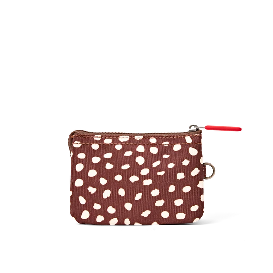 Carnaby Wallet Small in Brown Dot