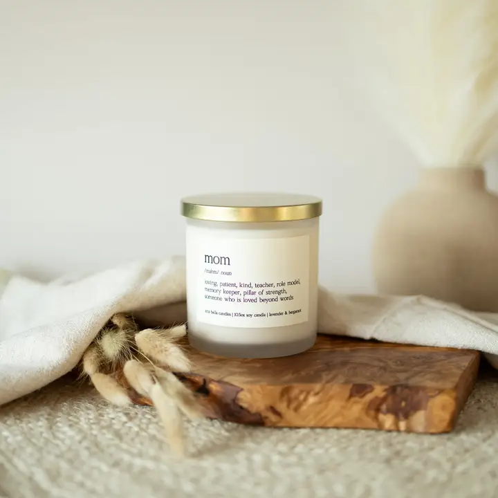Mom Definition Soy Candle 10.5oz Glass Jar