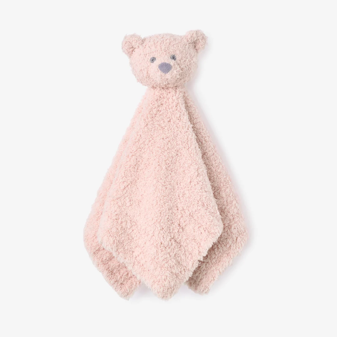 Pink Chenille Bear Security Blankie