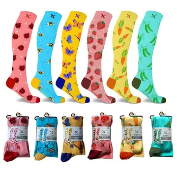 Knee-High Compression Socks - Large/X-Large (1 Pair- Assorted Designs)