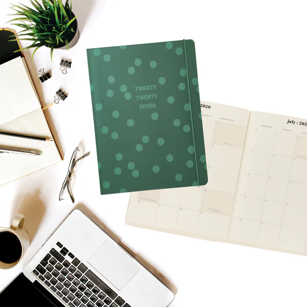 Dots 18-Month Monthly Planner