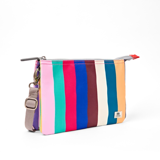 Carnaby Crossbody Bag Extra Large in Wide Multi Stripe