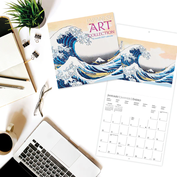 Japanese Art Collection Wall Calendar