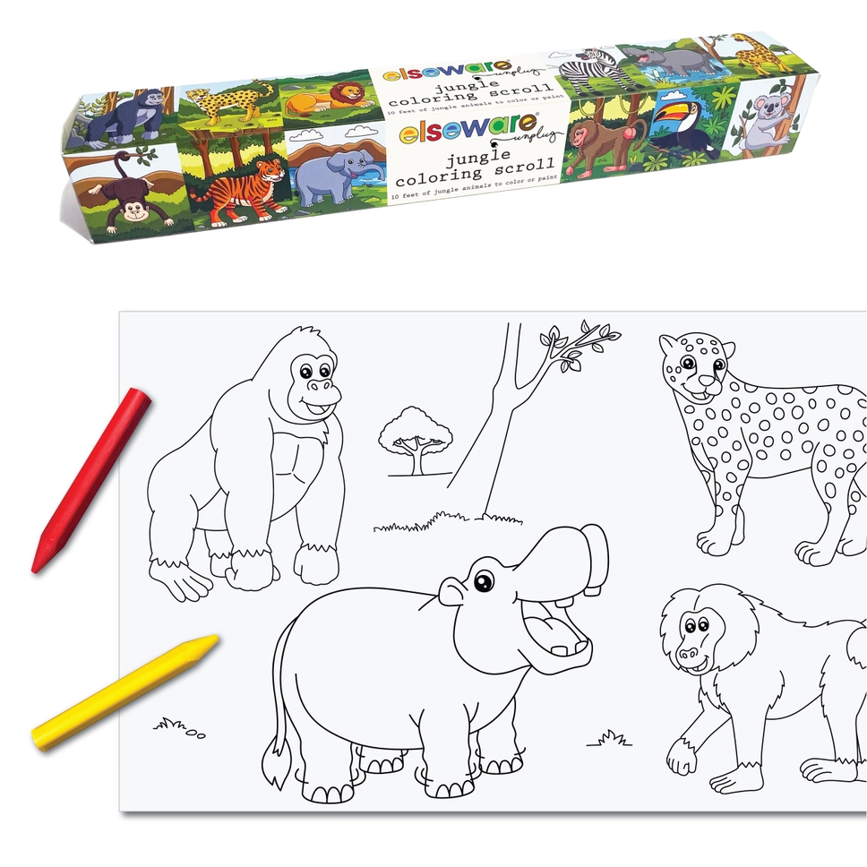 Coloring Scrolls - 10ft with Adhesive Back - Assorted Styles