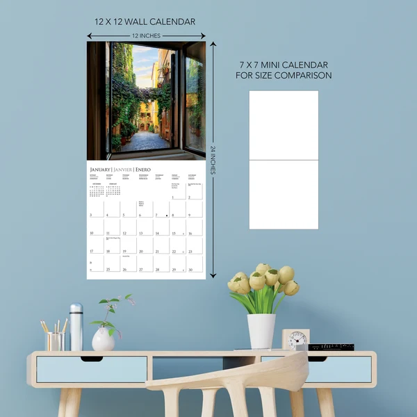 Windows To The World Wall Calendar
