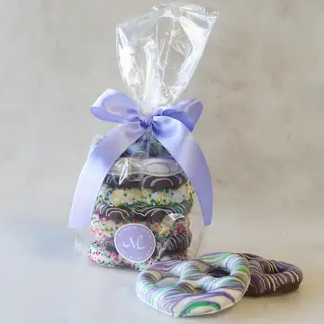 7pc Chocolate Covered Pretzel Stack - Spring