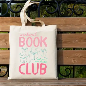 Weekend Book Club - Colorful Tote Bags
