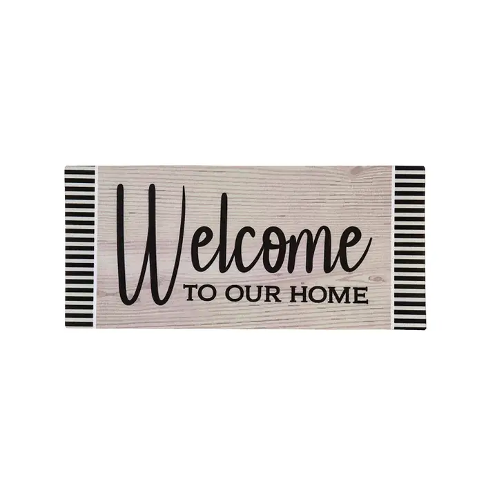 Wood Grain Welcome Sassafras Switch Mat
