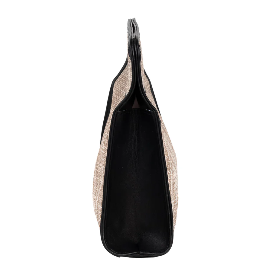 Sunset Clutch - Sand Woven