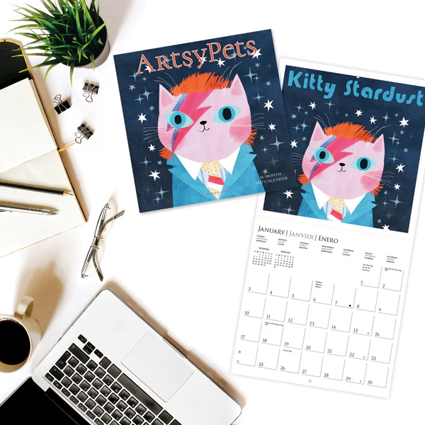 ArtsyPets Wall Calendar