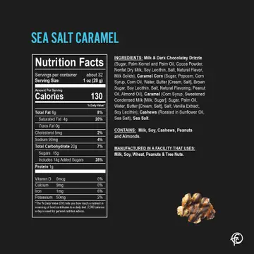 Sea Salt Caramel Corn Chocolate Popcorn 2oz Bag