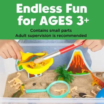 Sensory Bin Dinosaur Dig