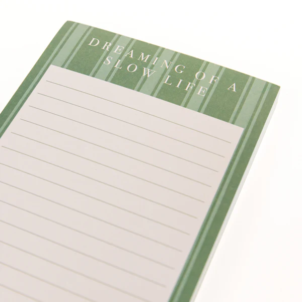 Cottage Stripe Magnetic Notepad