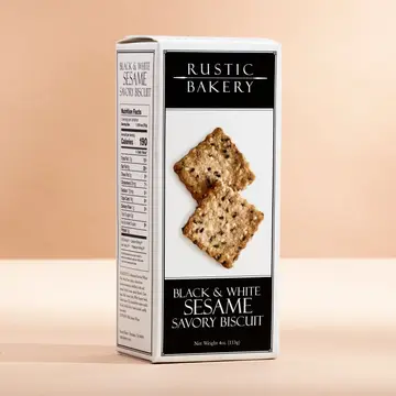 Black & White Sesame Savory Biscuit