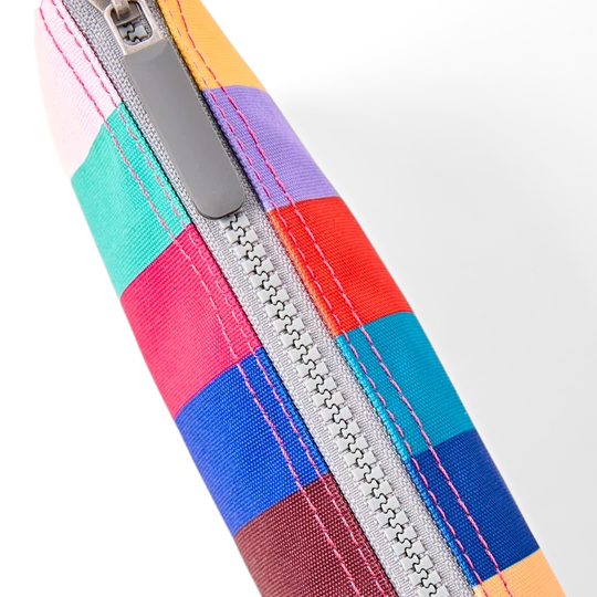 Carnaby Crossbody Bag Extra Large in Wide Multi Stripe
