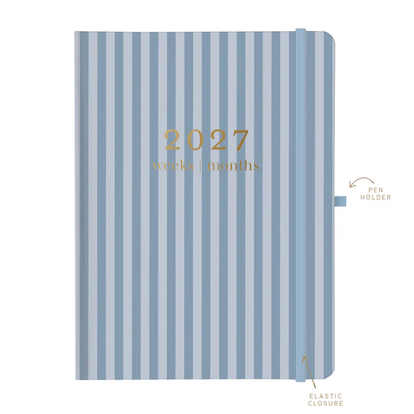 Stripes 18-Month Hardbound Planner