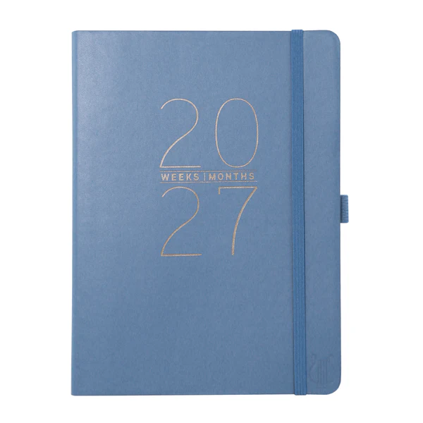 Apollo Collection Blue 18-Month Vegan Leather Planner