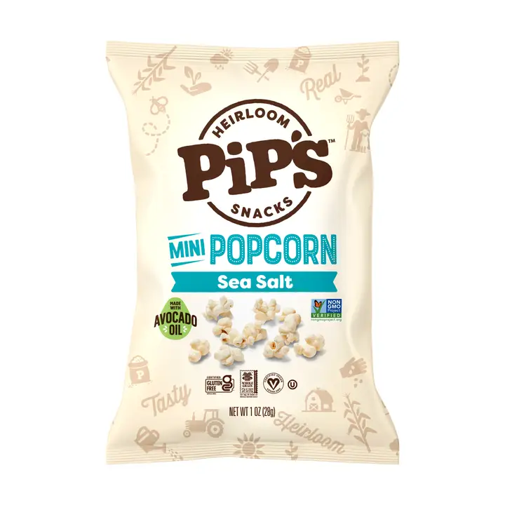Sea Salt Mini Popcorn 1oz Snack Size
