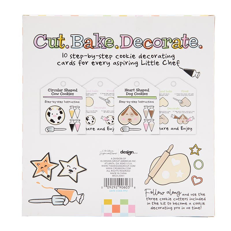 Little Chefs In The Kitchen Decorating Cards & Cookie Cutters
