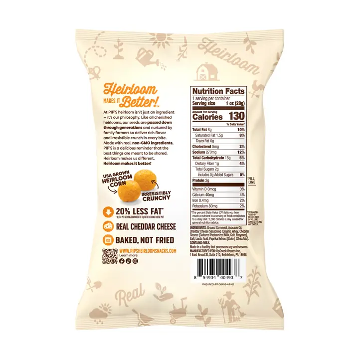 Cheddar Cheese Balls 1oz Snack Size