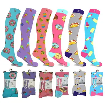 Sweet Tooth Knee-High Compression Socks - Small/Medium (1 Pair)
